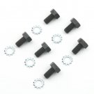 MRG6711 Flex Plate Bolts - Ford - 7/16"-20 x 13/16" Long - Set of 6 pieces. Grade 8 w/ Star Washers.