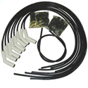 TAY75053 Ceramic Boot  Spiro-Pro Ignition Wire Set 8 cyl 135 deg Black.