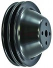 RPCS9605BK BLACK SB CHEVY 283-350 V8 DOUBLE GROOVE WATER PUMP PULLEY - LWP UPPER