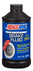 AMS-BFLVCN DOT 3 and DOT 4 Synthetic Brake Fluid Maximum ABS and traction-control performance