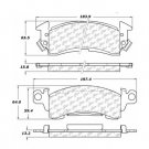 CEN105.00520 POSI-QUIET CERAMIC BROMS KLOSSAR MED SHIMS OCH MONTERINGS SATS