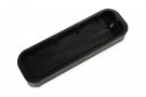 QUI128-23B QUICK FUEL FABRICATED ALUMINUM VALVE COVER - BIG BLOCK CHEVY - BLACK FINISH