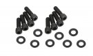 QUI128-23B QUICK FUEL FABRICATED ALUMINUM VALVE COVER - BIG BLOCK CHEVY - BLACK FINISH