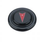GRA5655 Signature black horn button with Pontiac emblem.