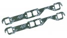 MRG5916 Exhaust Gaskets - Small Block Chevy 1955-91 - Square Port - Ultra-Seal - 1.25" x 1.30" Ports