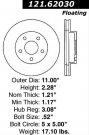 CEN121.62030 BRAKE ROTOR