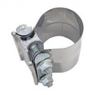 EXH681200 Exhaust Clamp, Band-Style, Lap Joint, 2 in. Diameter, 304 Stainless Steel,
