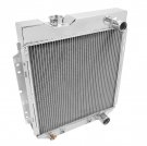 FROFB121 1962-1966 3 RAD Ford/Mercury Mustang, Shelby, Comet, Falcon, Ranchero FROSTBITE ALUMINUM RADIATOR