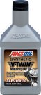 AMS-MCVQT 20W-50 Synthetic V-Twin Motorcycle Oil High-Performance Lubricant for Engines, Transmissions and Primary Chaincases