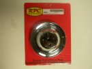 RPCS9601 Chrome sb chevy 283-350 v8 double groove water pump pulley – swp upper