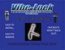 TAY310021 Taylor Vibe-Lock Header Bolts, Steel, Black Oxide, 3/8 in.-16 Thread, 0.750 Length, Set of 16