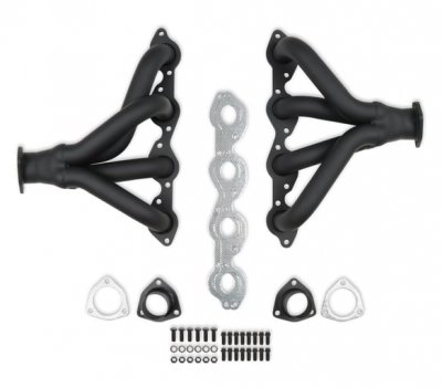 FLT11701 Big Block Chevy; Tube Size 1-3/4"; Collector Size 2-1/2"; Black Paint