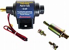 AUT12S MRG12S Electric Fuel Pump (Micro) - 4 PSI / 7 PSI - 35 GPH - Gasoline - for carburetor INSTALS ATT FUEL TANK.