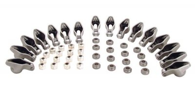 COM1451-16 Magnum Roller Rocker Arms: Pontiac; 7/16" Stud, 1.52 Ratio