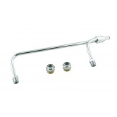 MRG1552 Mr. Gasket - Fuel Line Kit - 3/8" x 9-5/16" - Chrome