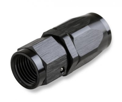 MRG220106-BL MR. GASKET -6 AN STRAIGHT SWIVEL HOSE END