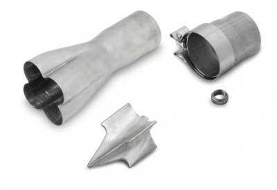 HKR31534 HOOKER EACH COLLECTOR Deluxe Merge Collector Kit - Stainless - 1 7/8" x 3"