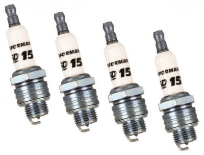 MSD37394 IRIDIUM SPARK PLUG 14mm - .375 in Reach - Gasket Seat - 4 Pack