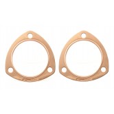 MRG7177C Mr. Gasket - 7177C - Collector Gaskets - 3.00" - Triangle - Copper Material