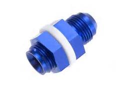 RED8832-06-1 06 Male AN/JIC with 2 tefflon washers and inside flow chamfer - Blue