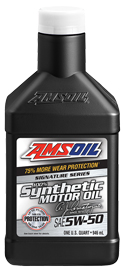 AMS-AMRQT Signature Series 5W-50 Synthetic Motor Oil 1 QT = 0.946 LITER