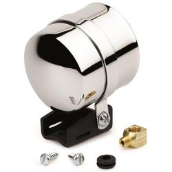 AOM3201 GAUGE MOUNT, 2 5/8", PEDESTAL W/ CHROME CUP, FOR ELEC. GAUGE