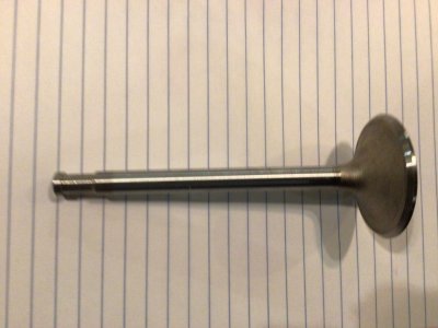 SBI01105 VENTIL BUICK 2" DIA, 5.138" LÅNG, 0.3725"   SHAFT DIA