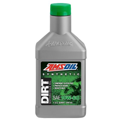 AMS-DB60QT AMSOIL 10W-60 100% SYNTHETIC DIRT BIKE OIL