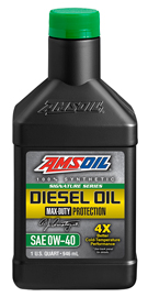 AMS-DZFQT Signature Series Max-Duty Synthetic Diesel Oil 0W-40 Maximum-duty protection for your hardest-working diesel engines