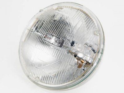 WAGH5006 Philips sealed beam headlamp.  Halogen  with 3-contact lug base. 35/35 Watts and 12.8/12.8 volts