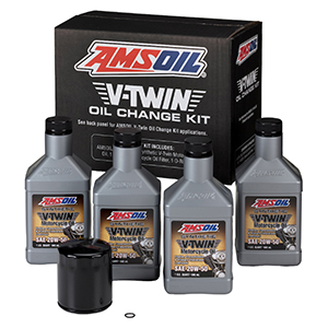 AMS-HDBK AMSOIL V-TWIN OIL CHANGE KIT 1999 - 2016