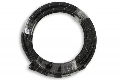 MRG840312 AN12 slang 90 cm nylon spunnen, Mr. Gasket Black
