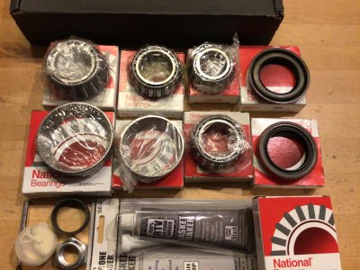 NATRA321 REP SET CHEV 8.5" BAKAXEL 1970 - 96