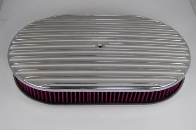 RPCS6319 15″ x 2″ Fully Finned Polished Aluminum Washable Air Filter Set
