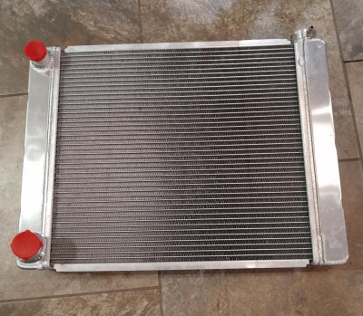 RPCS1021-D 25″ Universal Style Aluminum Radiator – Dual Pass 64 * 48 CM