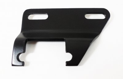 RPCS9254BK Header Bracket Black Pre-1969 Chevy 283-350 Driver's Side