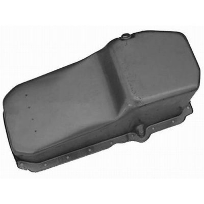 RPCS9414RAW Steel Stock Oil Pan, 1986-Up Small Block Chevy 283-400 V8