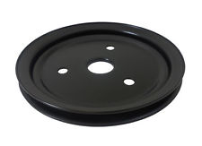 RPCS9602BK Black Crankshaft Pulley 1955-68 Small Block Chevy 283-350 Short Water Pump  Single Groove Diameter: 6.80"