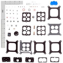 WEL2G1764 REPSET 4160 Holley Carburetor; w/ 4 Barrel Carburetor